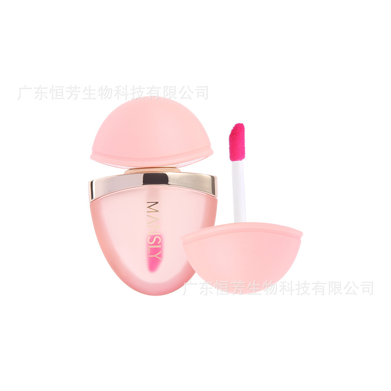 曼诗丽温感变色唇油 小巧便携随时补水清透自然裸妆 彩妆工厂直供白底实物图