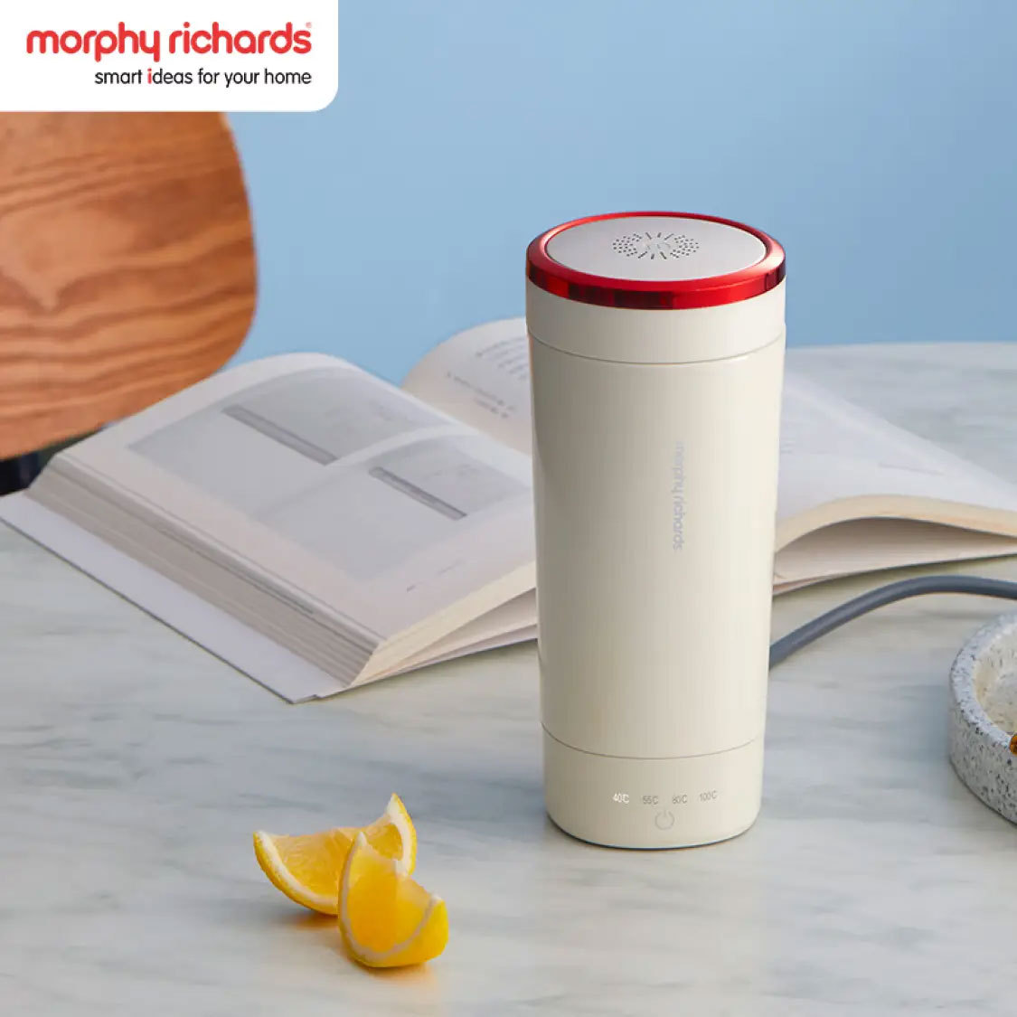 Morphy Richards electric water cup, portable home travel kettle, portable milk and tea brewing, health preservation insulated cup MR6060