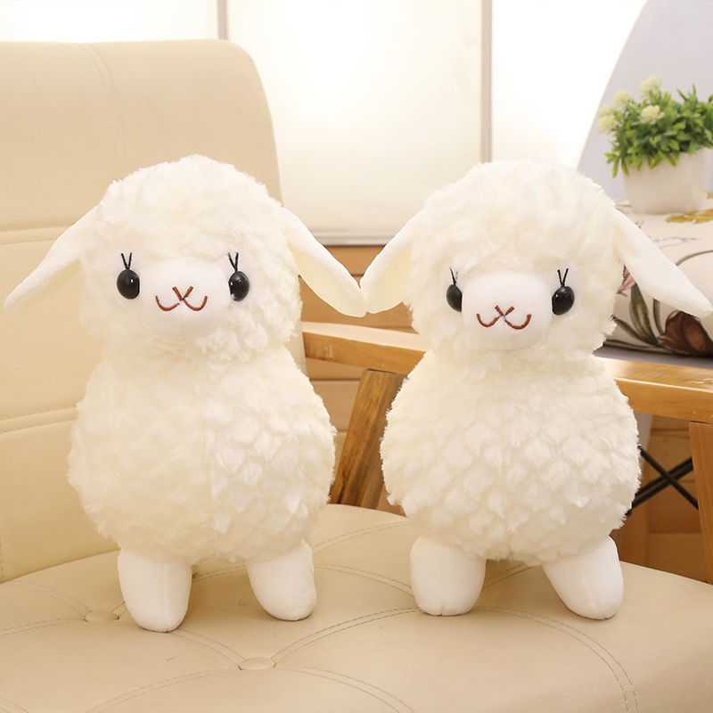 Simulated plush toys, little sheep dolls, alpaca dolls, cloth dolls, birthday presents, girls Specification image