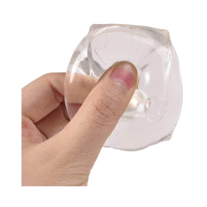 小红书同款麦芽糖豆腐透明冰块捏捏乐麦芽糖填充慢回弹解压玩具白底实物图