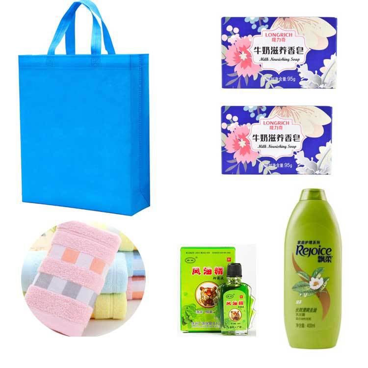 防暑清凉礼品袋手拎袋包装贴心关爱降温礼包可定制logo