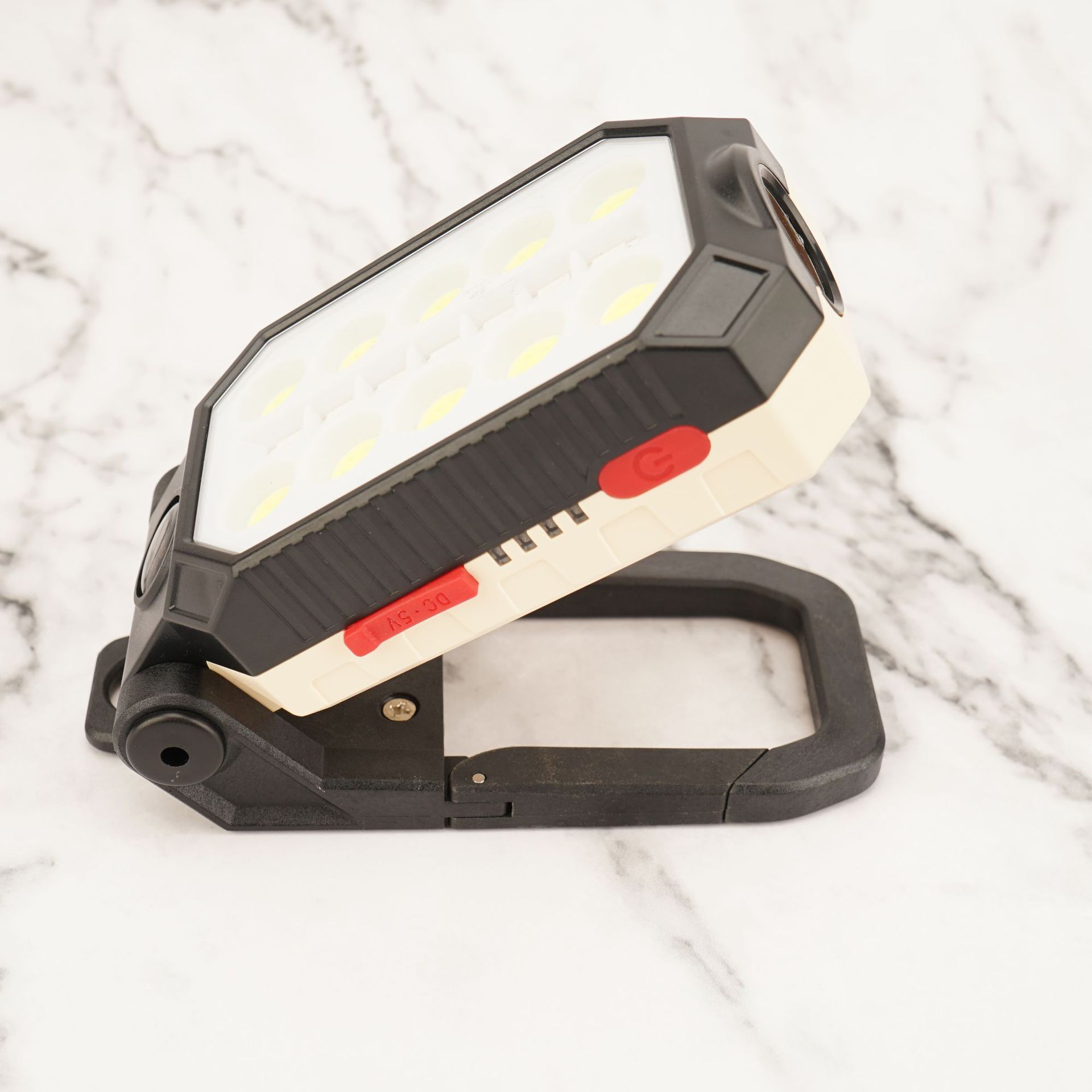 汽修工作灯COB带磁铁户外野营应急红蓝光闪烁故障警示LED检修灯细节图