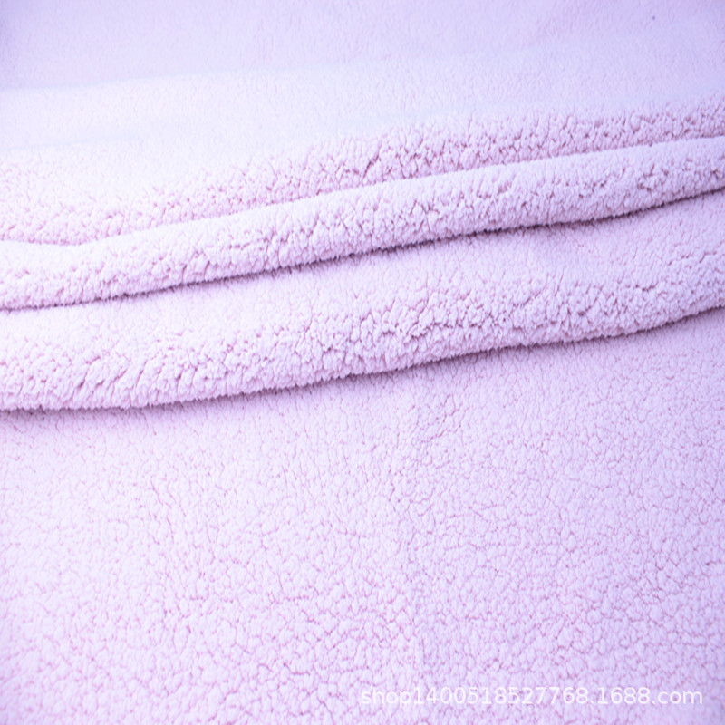 现货舒棉绒颗粒绒超细一体绒可用于宝宝空调鞋玩具抱枕布料批发细节图