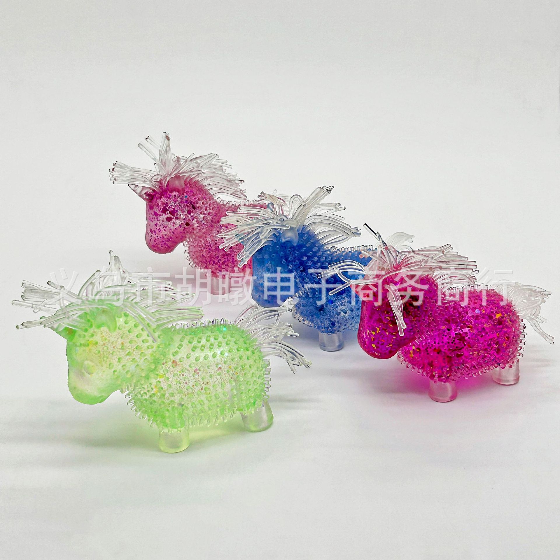 "Kneecle Unicorn Creative Stress-relieving Cute Unicorn Maltose Kneecle Toys Street Stall Toy wholesale. Specification image