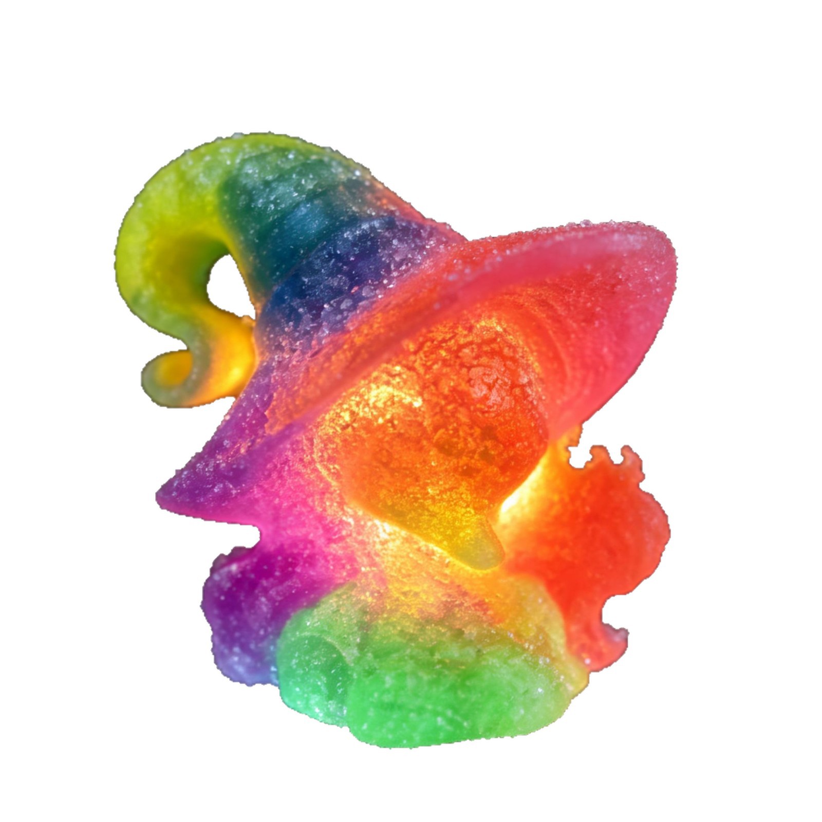Luminous diy Witch Halloween Creative toys, jelly sand molds, children's handcrafted house play decorations and ornaments Item Picture