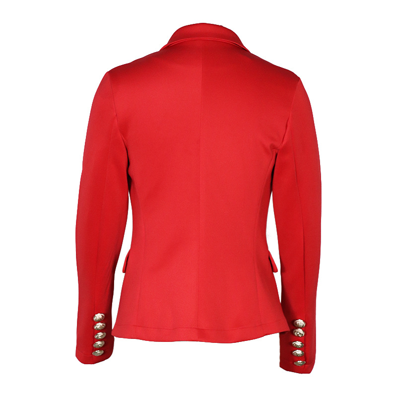 FC996 in stock for 2025, a slim solid color fashionable casual suit short jacket for women from Amazon, Europe and America Item Picture