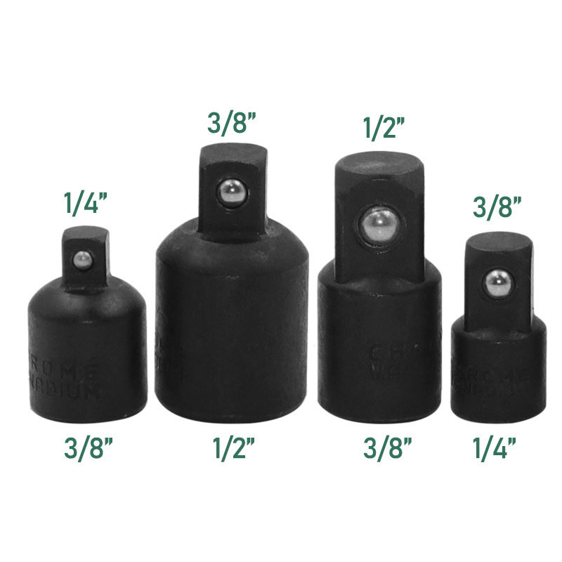 Socket conversion head 1/4 3/8 1/2 square reducer socket connection rod accessory machine repair wrench connection conversion head Application Scenario