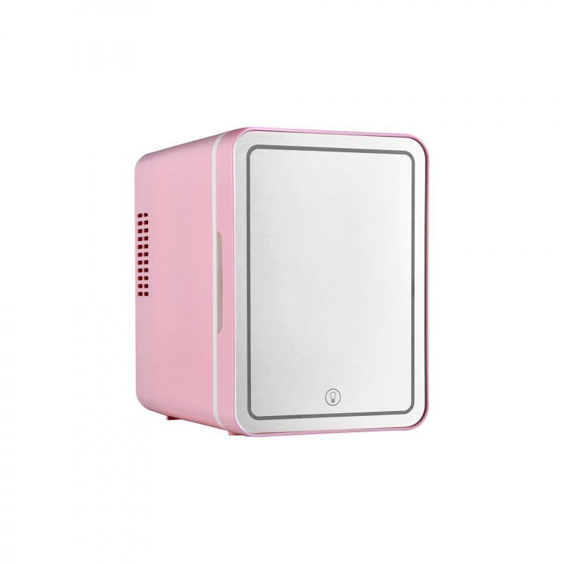 Beauty car refrigerator, car makeup mirror, mini refrigerator, one-person household car small refrigerator Item Picture