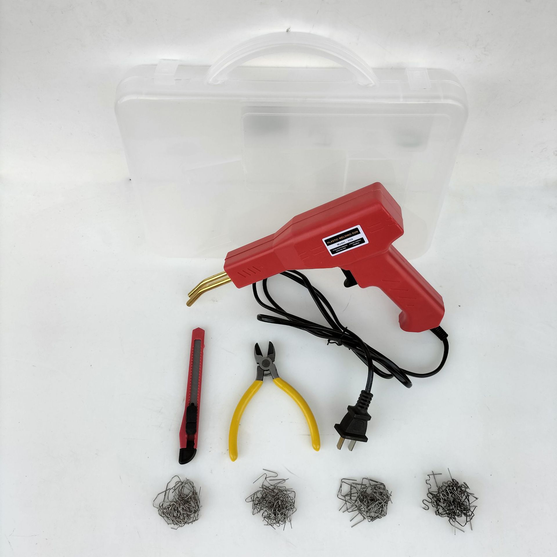 Popular foreign trade car bumper repair machine, plastic repair, repair welding gun, welding nail, welding rod, plastic welding machine, hot melt machine details Picture