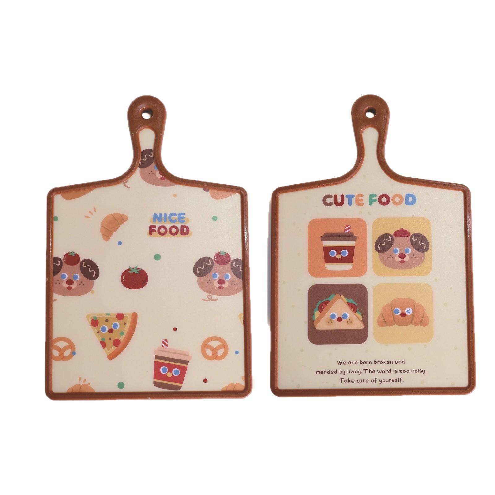 一次性纸盘，纸餐盒/可降解一次性餐具/蛋糕餐具包装/可降解餐盒/外卖盒白底实物图