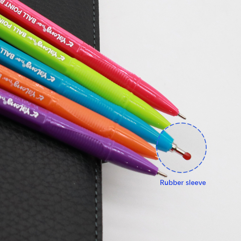 Yalong Cross-border's new color pen barrel design 0.7MM ballpoint pen is a high-quality medium oil pen for schools and offices Application Scenario