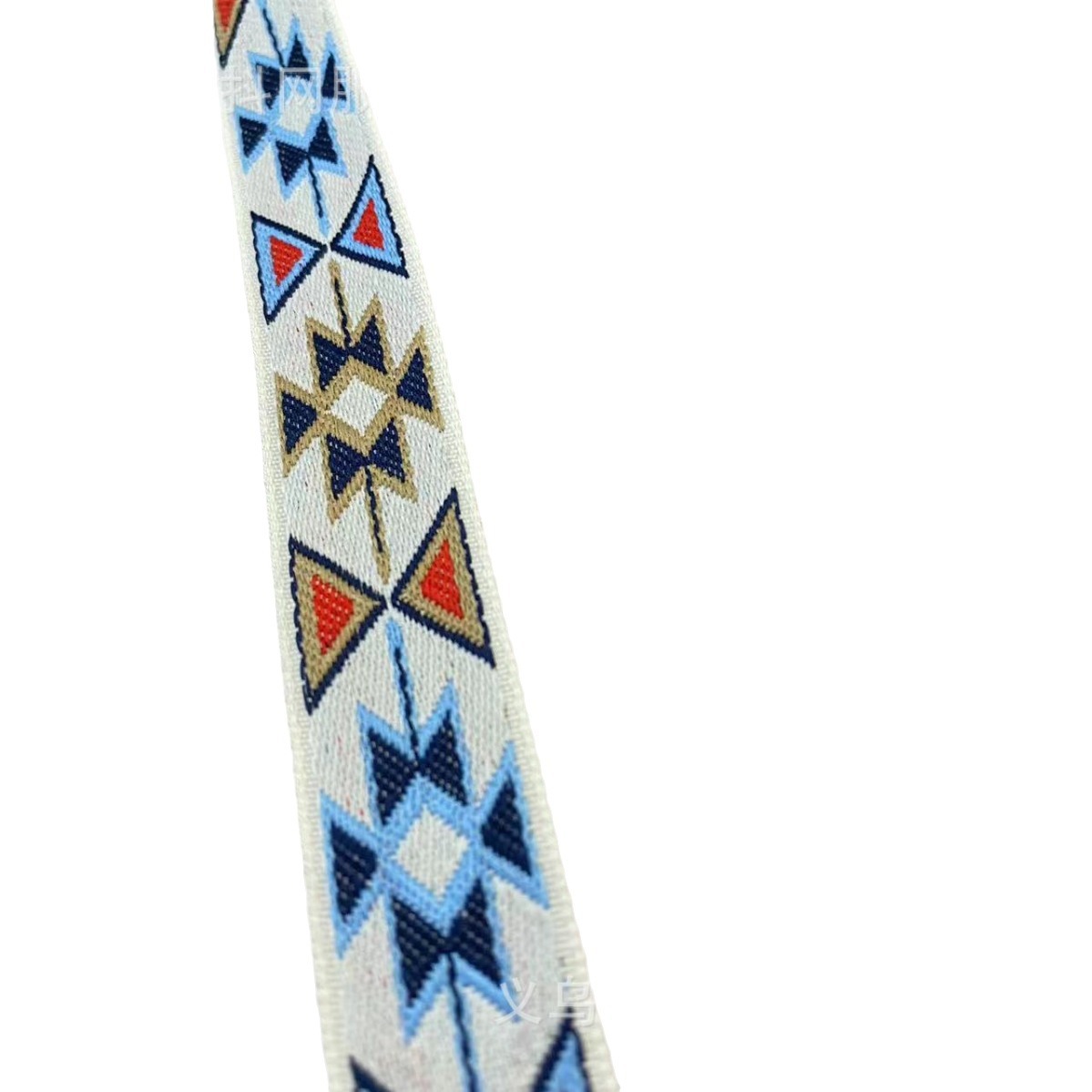 2cm multiestilo triangular jacquard bordado correas adornos para el pelo tocados bolsa banda lateral caja de regalo banda de embalaje Item Picture