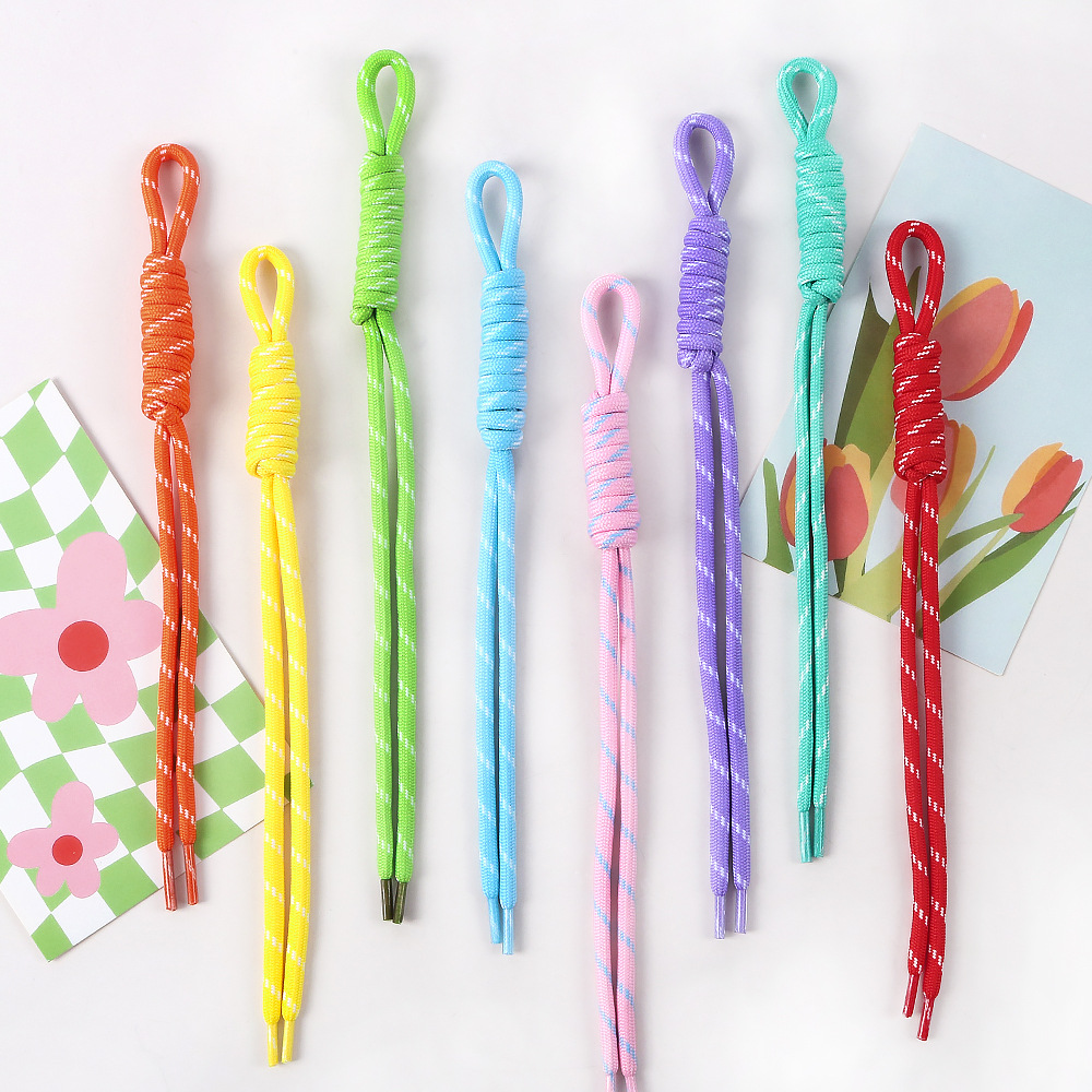 miu series bag, hand-woven rope, colorful mobile phone chain, bean-shaped lanyard, diy key rope, pendant, accessory, pendant Specification image