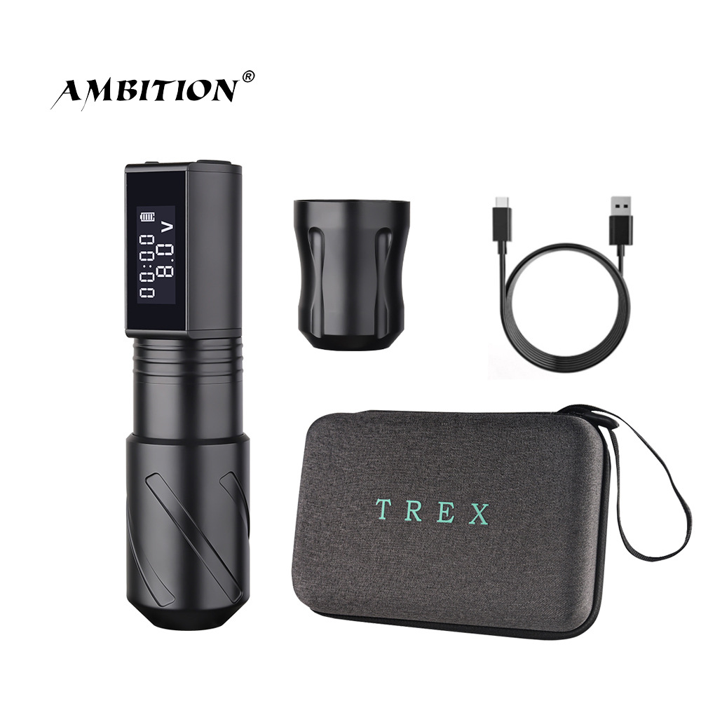 shanilak  霸王龙暴风无线充电纹身笔便携带1800毫安容量器材工具