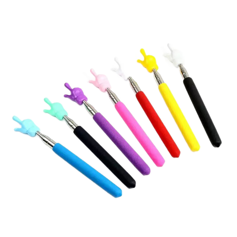 Retractable teaching stick, finger reading stick, children's reading, learning, reading, retractable little finger stick, command teaching stick, teaching stick Item Picture