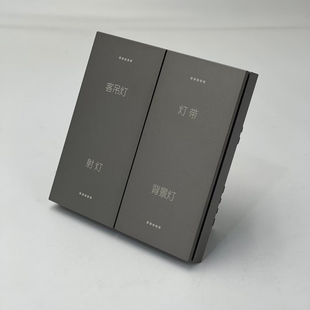 Tuya Smart Hotel zigbee smart scene linkage voice wake-up integrated key switch panel Specification image