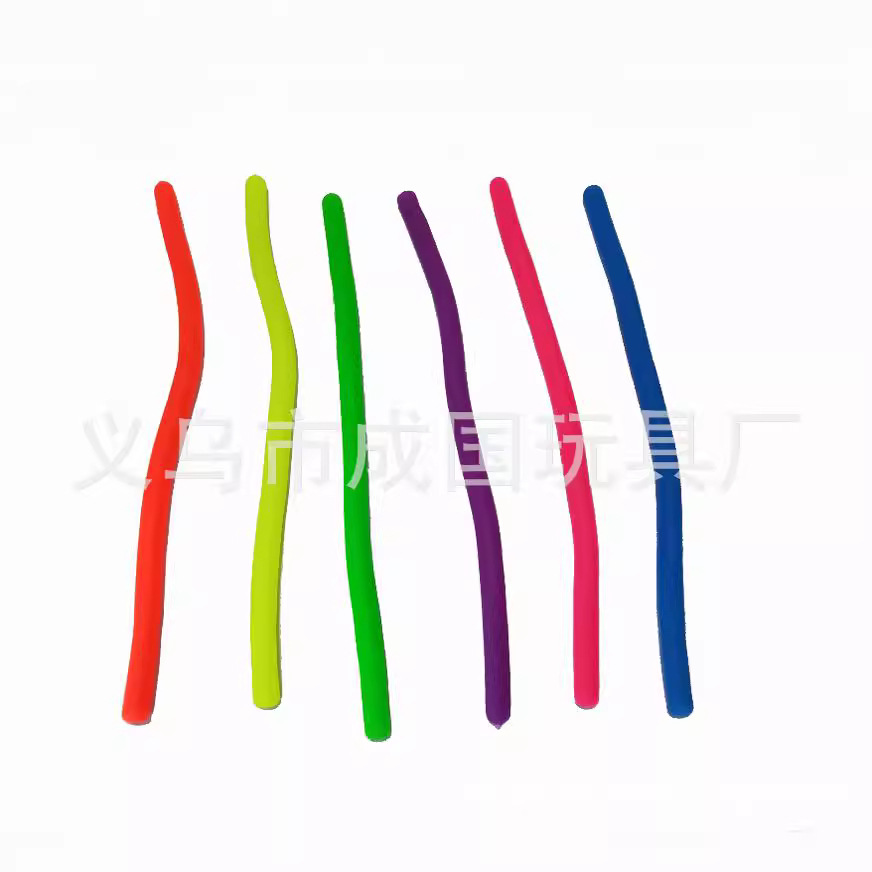 厂家批发外贸跨境热卖tpr软胶面条猴子弹力拉拉乐减压绳发泄球