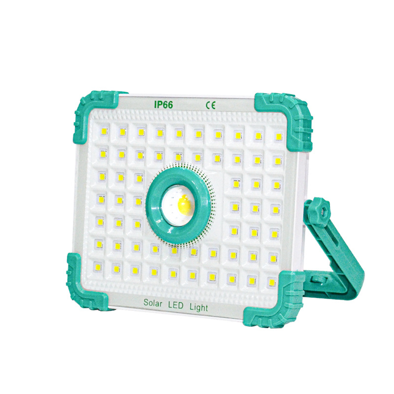 New solar floodlight, portable lamp, outdoor camping lamp, ultra-bright portable household mobile emergency lighting bulb Item Picture