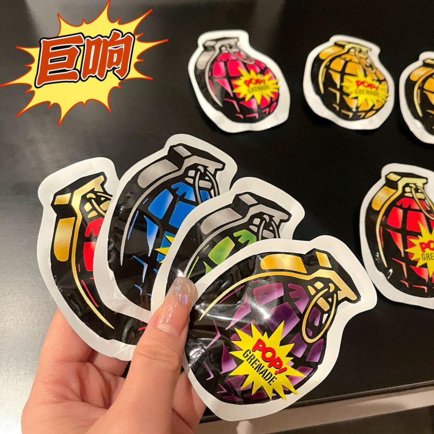 Wholesale of Douyin's same style simulation self-explosion grenade small explosion packs, prank children's toys, funny prank and scare packs