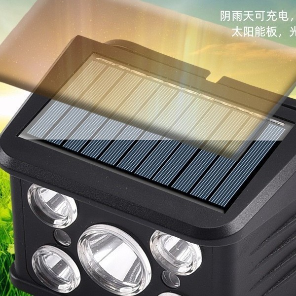 New cross-border solar COB charging headlamp, LED head-mounted outdoor headlamp, ultra-bright fishing miner's lamp, night travel Application Scenario