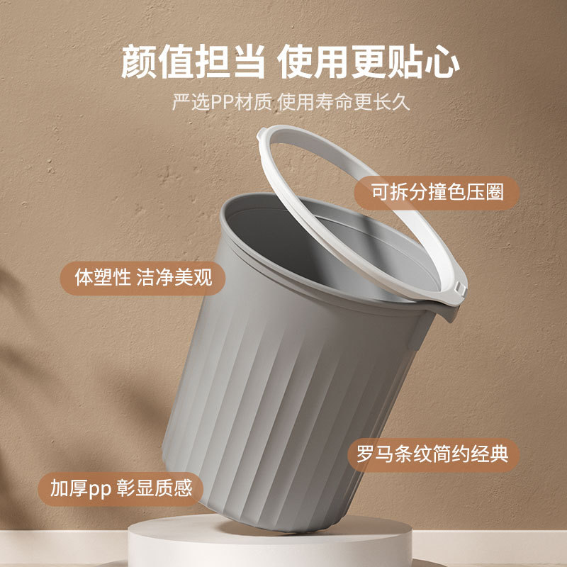垃圾桶/不锈钢圆形脚踏垃圾桶/摇盖式垃圾桶40L/不锈钢垃圾筒/大型垃圾桶产品图