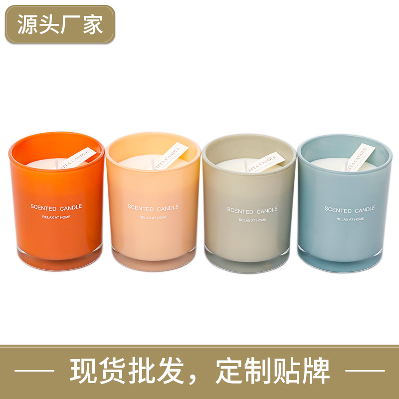 Wholesale indoor scented candles, scented gift box sets, glass cups, candles, soy wax souvenirs, wedding gifts Item Picture