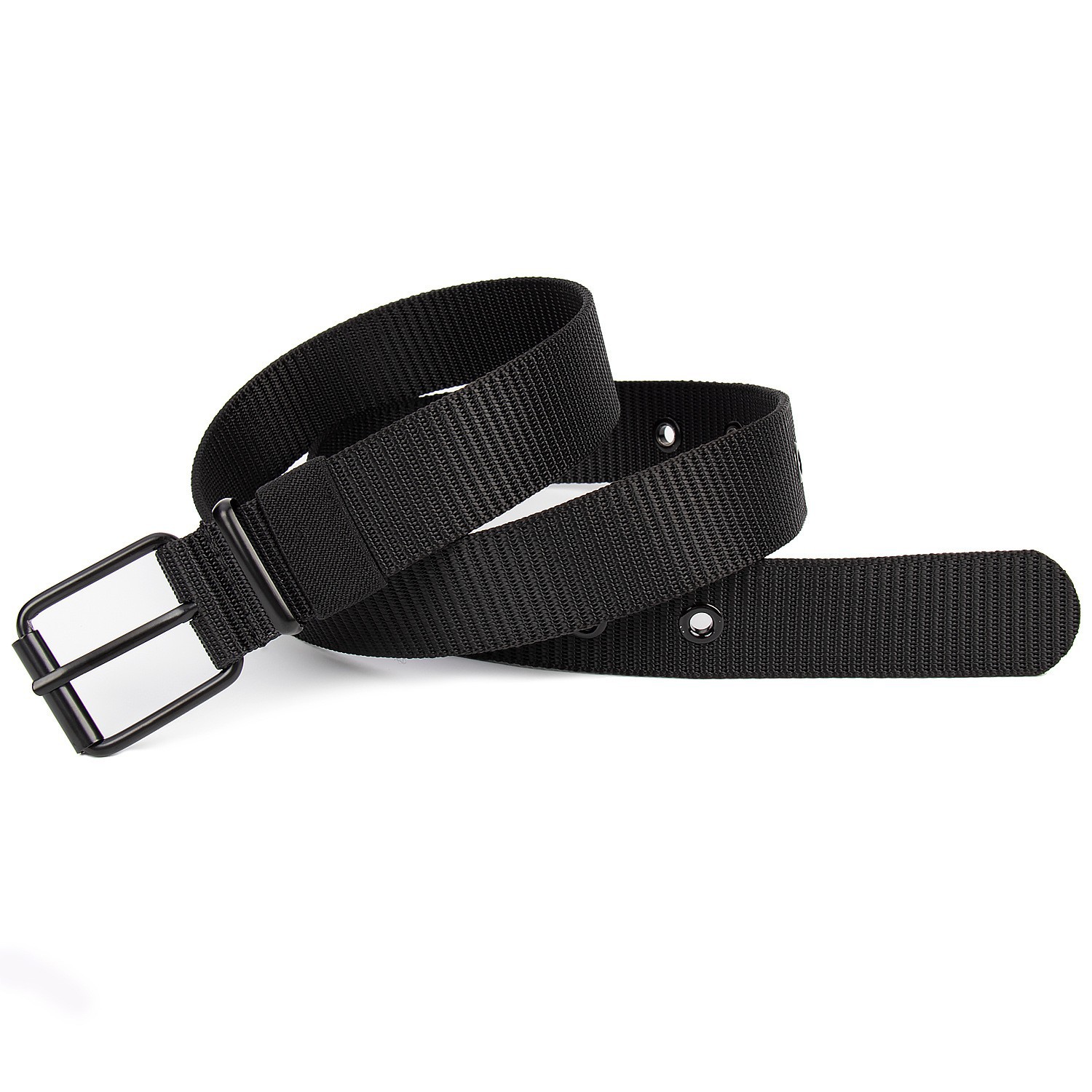 New men's belt with black pin buckle from Wenzhou factory, high-end men's belt, trendy men's wholesale stock Item Picture
