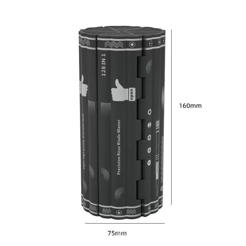 Portable 128-in-1 screwdriver set, multi-functional triangular, plum blossom and hexagonal special-shaped computer and mobile phone disassembly tools Item Picture