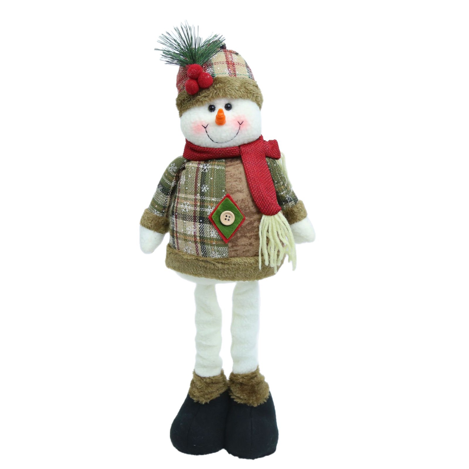 Nuevo estilo retro nieve tartan paño retráctil navidad chimenea picoteo super fábrica crossover homogenic en stock Item Picture