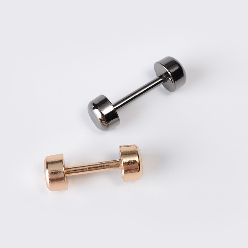 Alloy barbell buckles for luggage hardware accessories, metal fasteners for handbags, hanging electric screws, wheel buckles Specification drawing