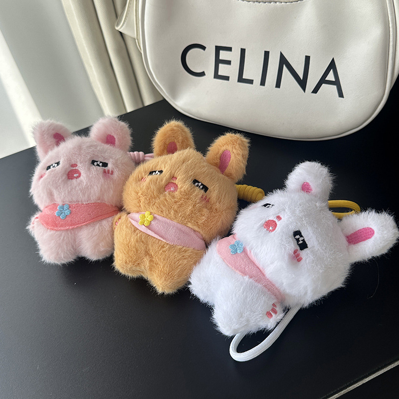 Cute and adorable adorable chiffon dress, little rabbit pendant, plush toy doll, bag, hanging decoration, keychain, Rag Doll Application Scenario