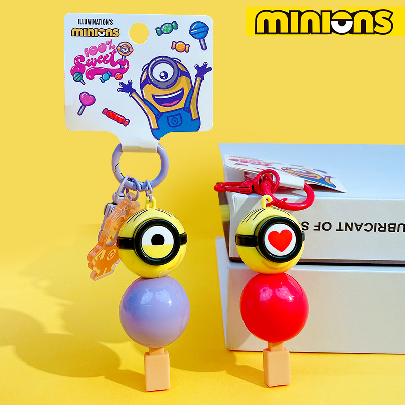 Genuine cartoon Minions, sweet keychains, cute bags, pendants, couple key chains, pendants and gifts