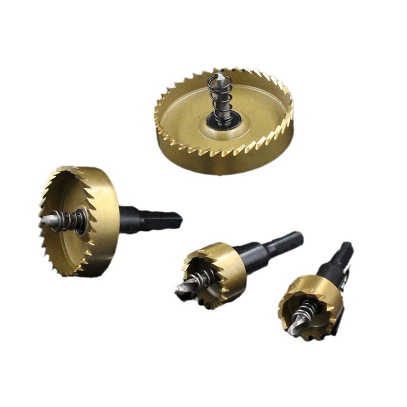 M35 high-speed steel hole opener, HSS stainless steel metal reamer, cobalt-containing iron plate pipe thin plate drilling drill bit Item Picture