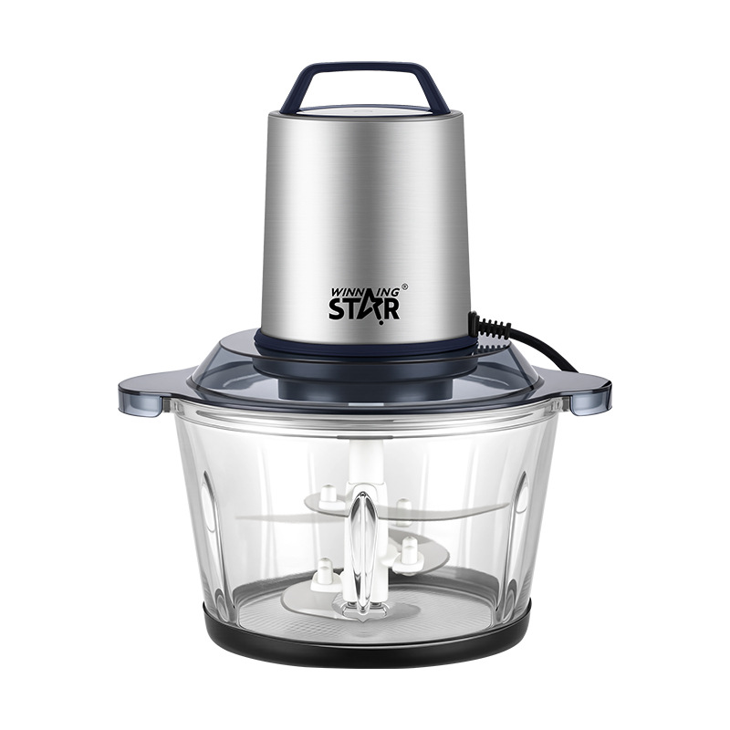 winning star Cross-border 2L304 Blade Meat mincing and garlic mincing multi-functional electric meat grinder and food processor Item Picture