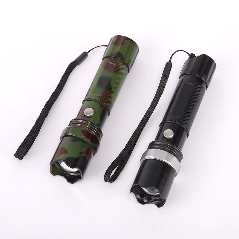 铝合金大功率战术手电筒小型户外照明强光手电