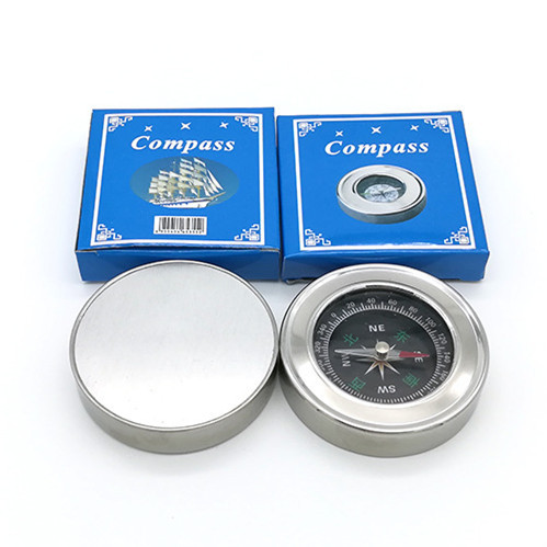 Multi-functional outdoor adventure equipment, travel and camping stainless steel compass/compass, orienteering supplies Specification image