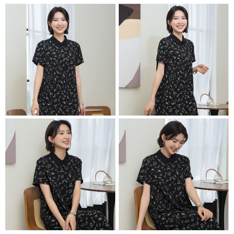 连衣裙/裙子/国风服装/女装/大码女装连衣裙产品图