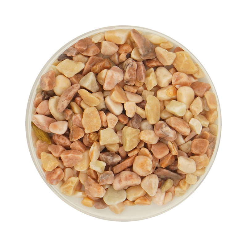 彩色石子厂家供应水洗石地坪胶粘石园艺五彩石子水磨石骨料装饰白底实物图