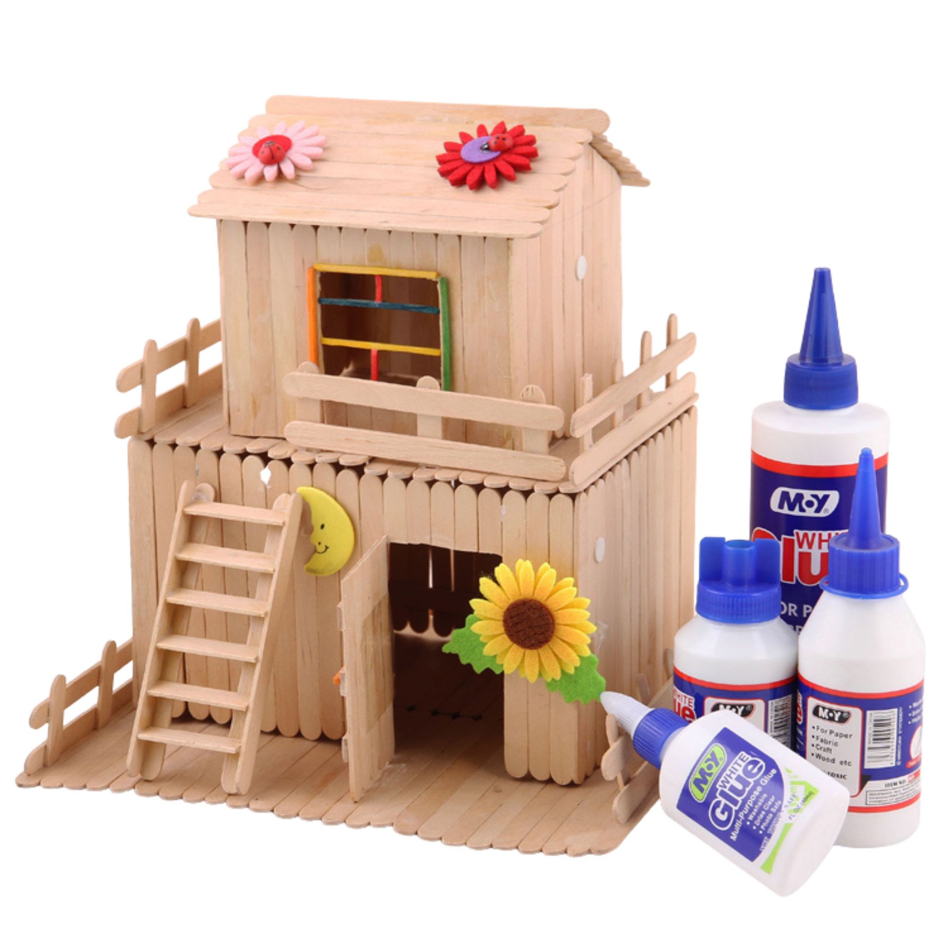 High-viscosity white glue, liquid glue, handmade glue, DIY slime adhesive paper, school art painting materials, stationery customization details Picture