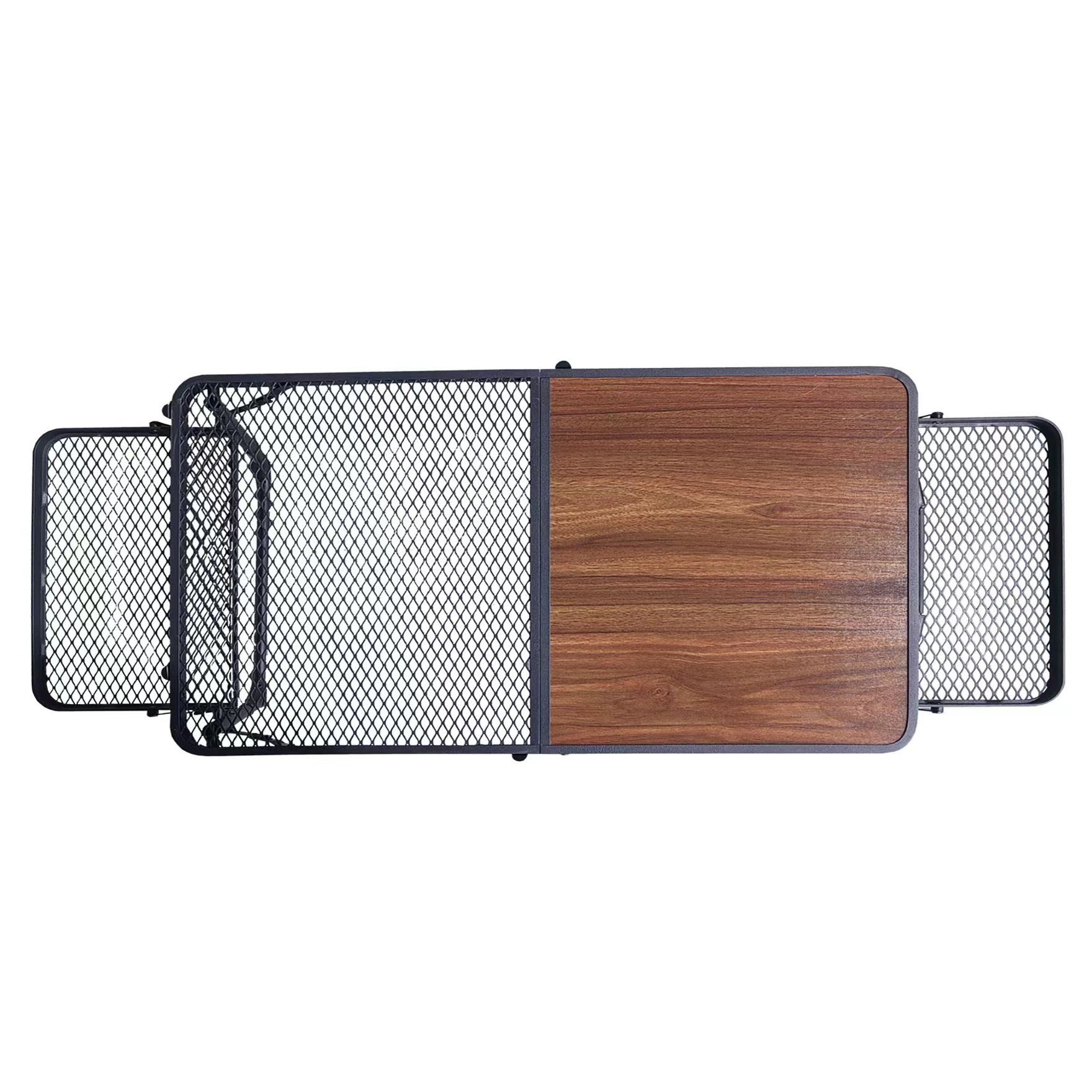 户外折叠网格桌多功能合金网桌便携式野餐露营桌装备迷你烧烤桌子