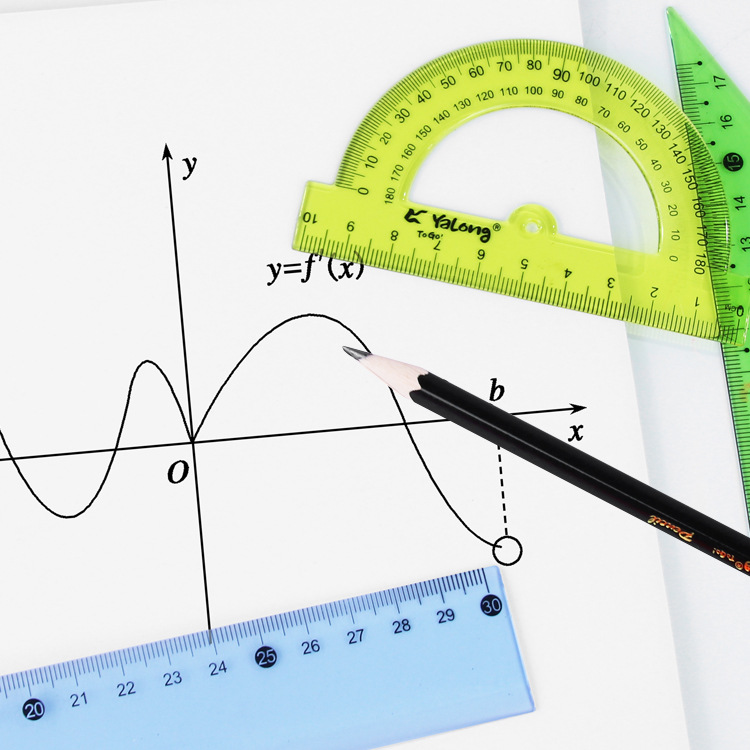 The Yalong Cross-border plastic 30 cm straightedge set is used as an Angle measuring tool Application Scenario