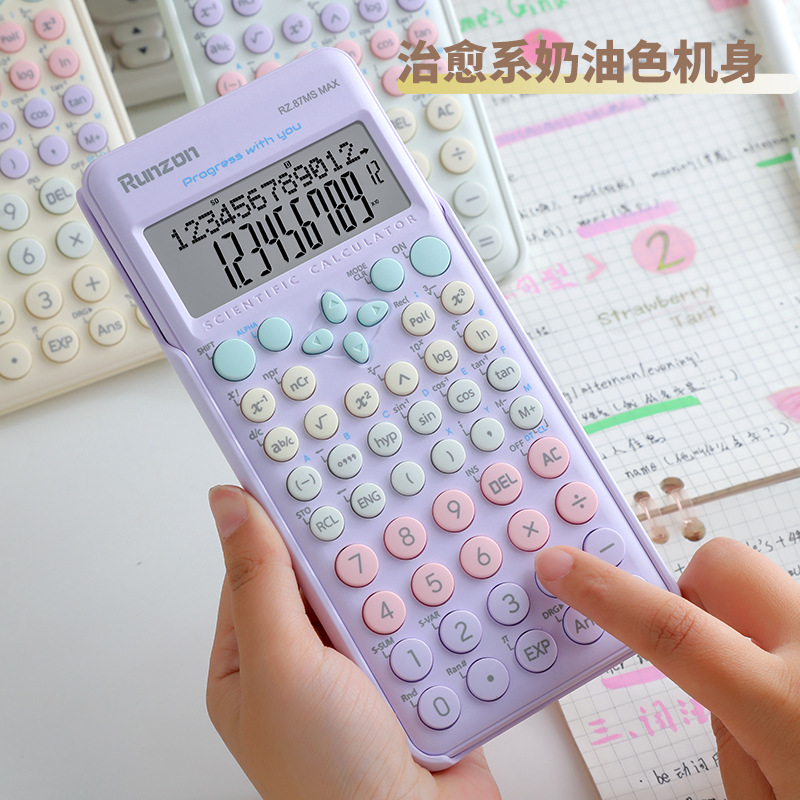 RZ.87ms Scientific Function Calculator, College student complex equation calculator, high appearance level student computer details Picture