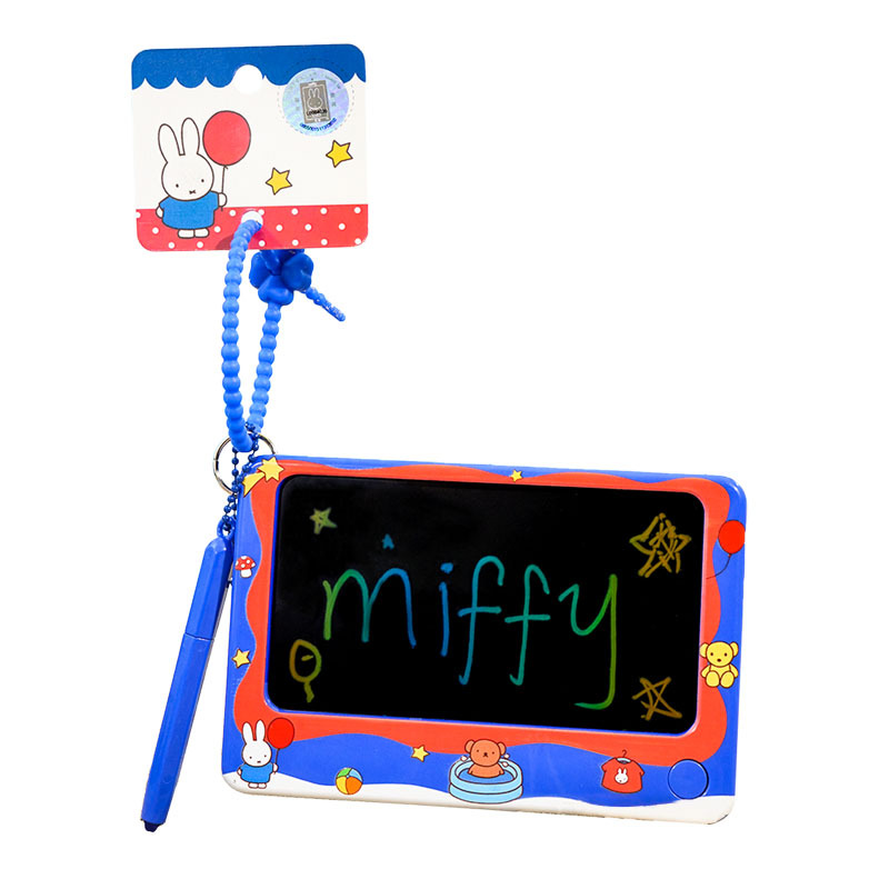 نسخة أصلية من لوحة مفاتيح لوحة الخربشات الأرانب في Miffy Mephy Latch، تحتوي على حقائب محمولة محمولة Item Picture