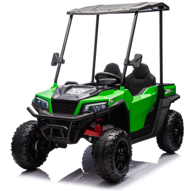 UTV儿童电动车四轮宝宝大越野遥控汽车小孩玩具车可坐人充电遥控