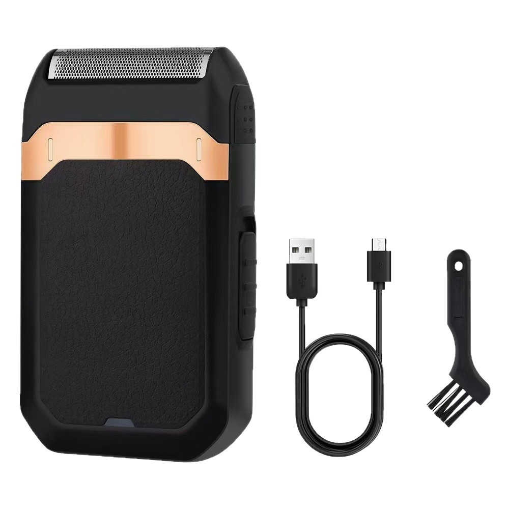 Reciprocating electric shaver, portable beard razor, cross-border exclusive USB charging men's shaving razor Item Picture