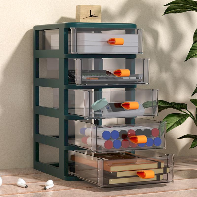 Storage box, desktop shelf, drawer-type multi-layer office storage box, storage box, desk storage and organization box Specification image