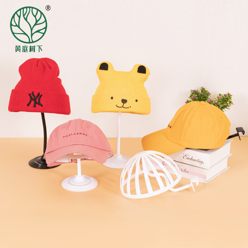 Hat rack, adult hat support, hat stand, display stand, mother and baby store hat rack, hat tray, plastic baseball cap bracket, storage details Picture