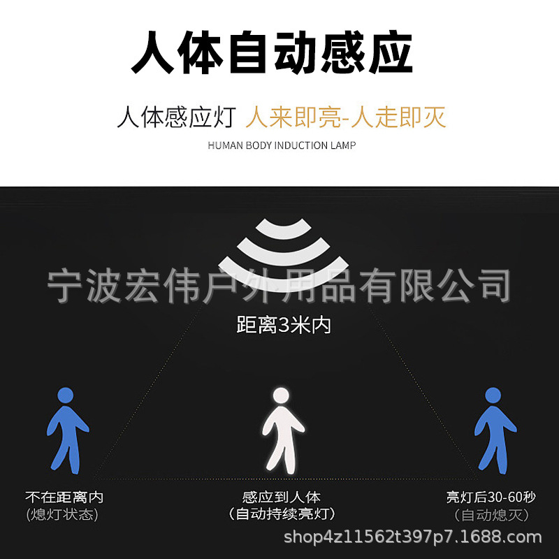 Cross-border solar lamps, outdoor garden lamps, intelligent human body sensing lighting lamps, simulation monitoring cameras, street lamps Specification image