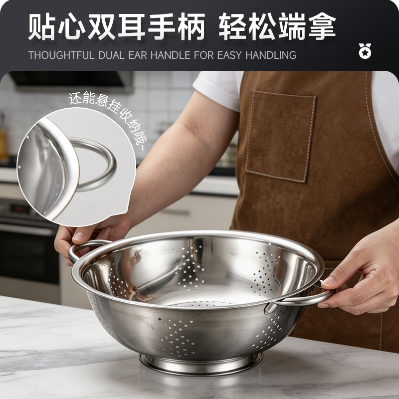 Multifuncional acero inoxidable ánforas cesta de frutas cesta de almacenamiento portátil bambú caja organizadora de plástico suministros de cocina para el hogar Specification image