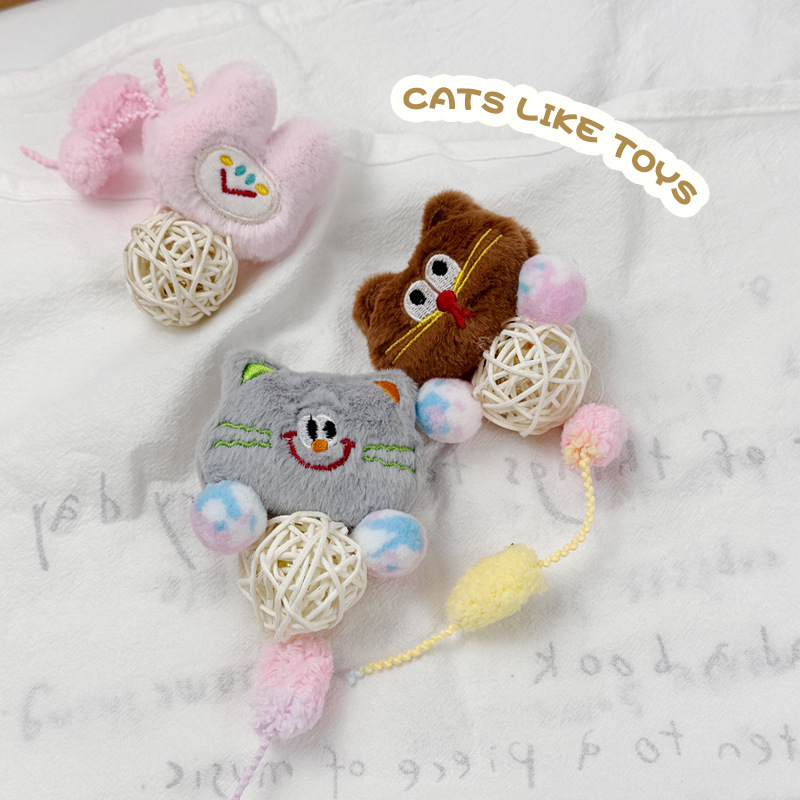 Amazon's best-selling cat toys, including cartoon bells, rattan balls, sound-making plush toys and cat pet toys, are in stock from the manufacturer Specification image